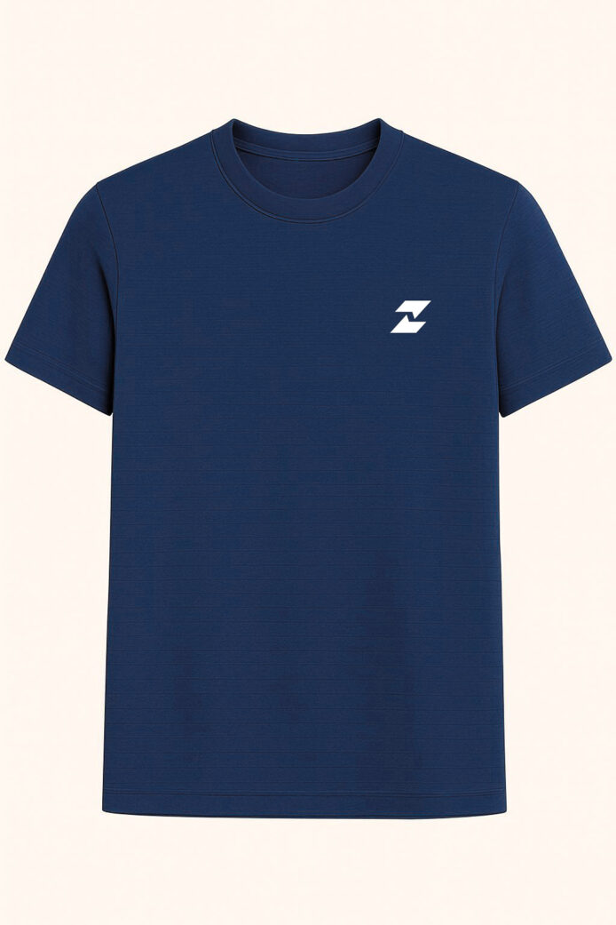 Zave Activewear Crew Tee Blue