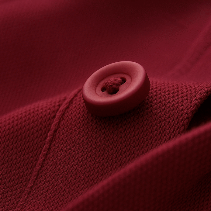 Maroon Slim Fit Polo Shirt - Image 4
