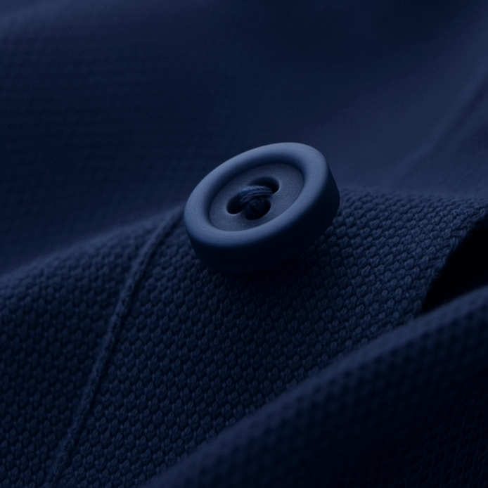 Navy Slim Fit Polo Shirt - Image 4
