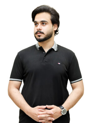 Black Slim Fit Polo Shirt