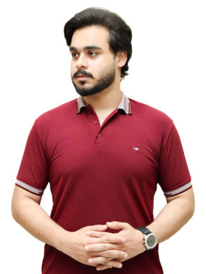 Maroon Slim Fit Polo Shirt