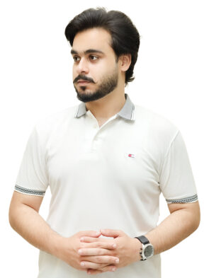 White Slim Fit Polo Shirt